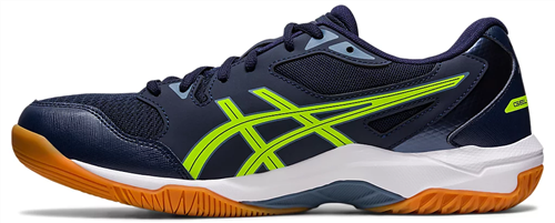 ASICS GEL-Rocket 10 Mens Indoor Court Shoes Midnight/Hazard Green