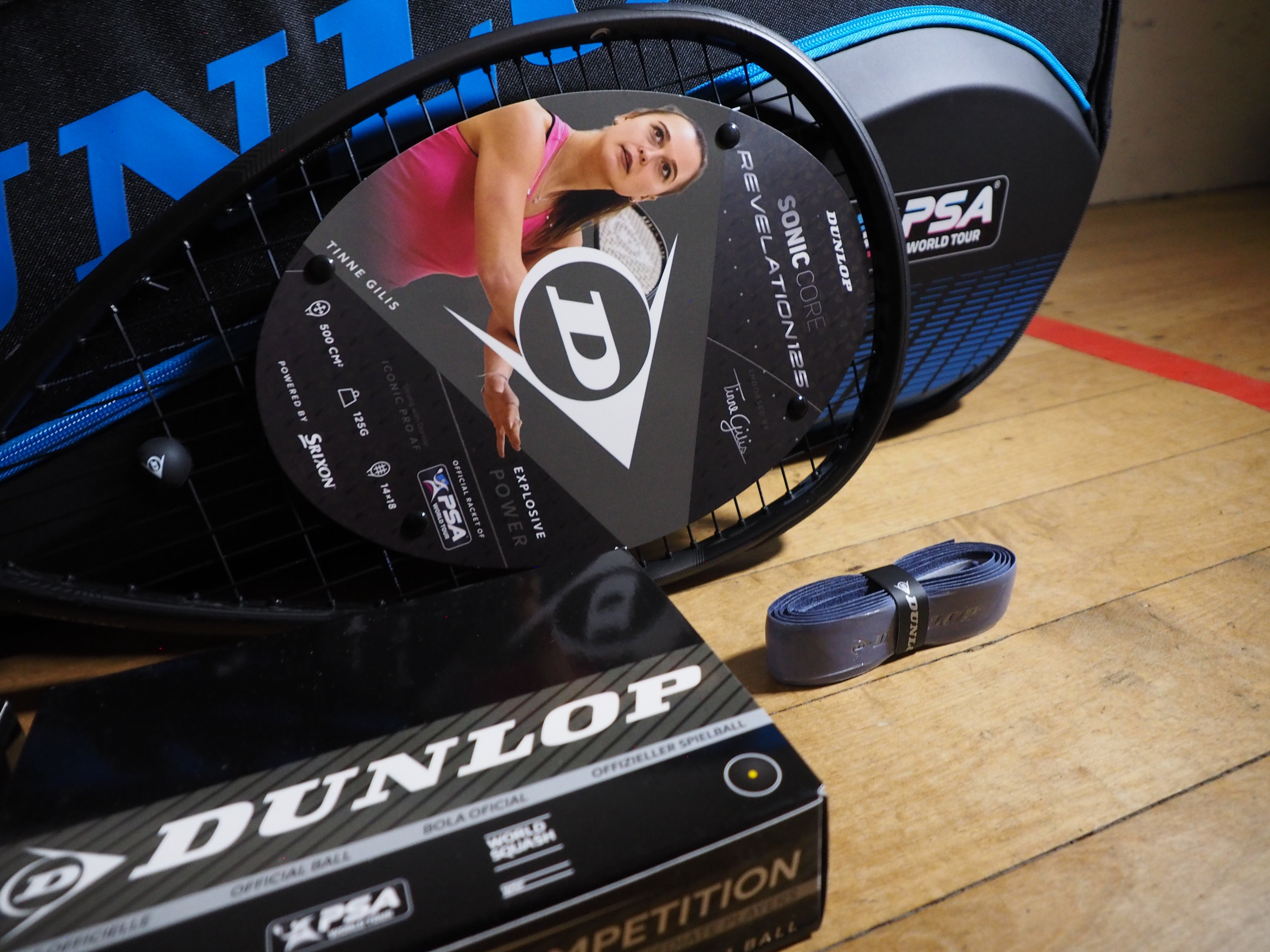 Dunlop Squash Tinne Gilis
