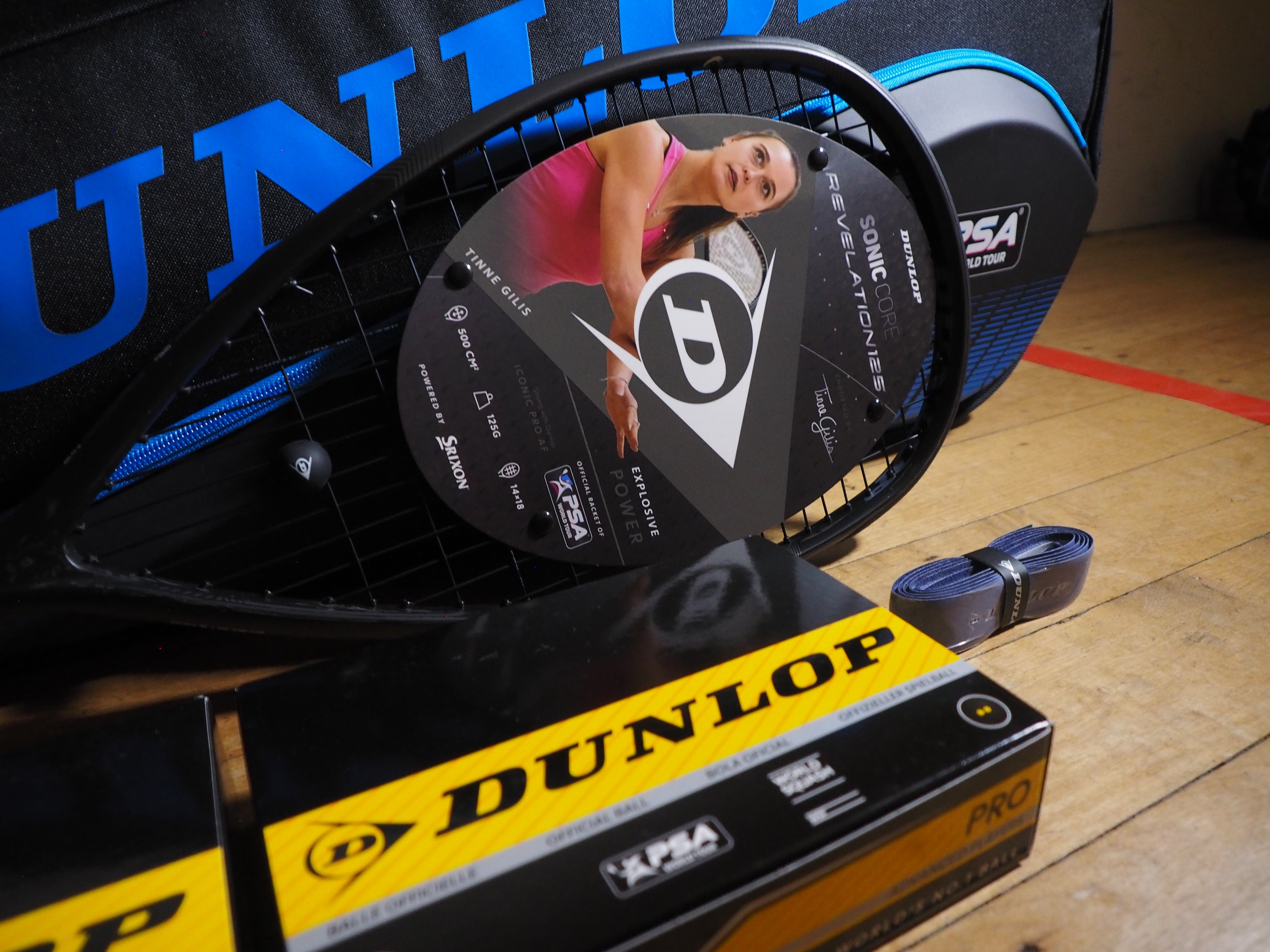 Dunlop Squash Tinne Gilis