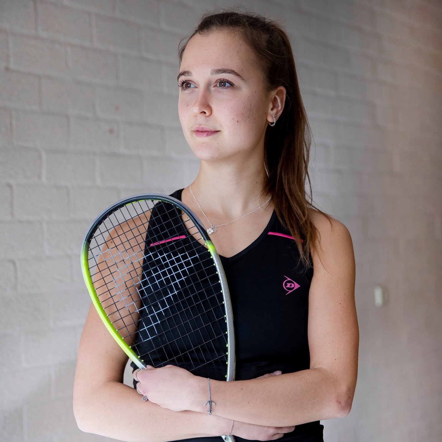 Tinne Gilis PSA Squash Professional Player Signs with Dunlop