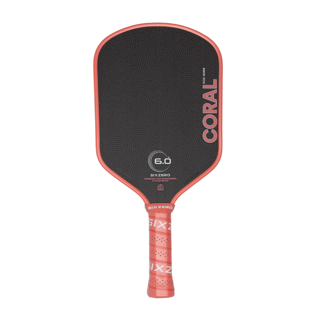 Six Zero Coral Pickleball Paddle