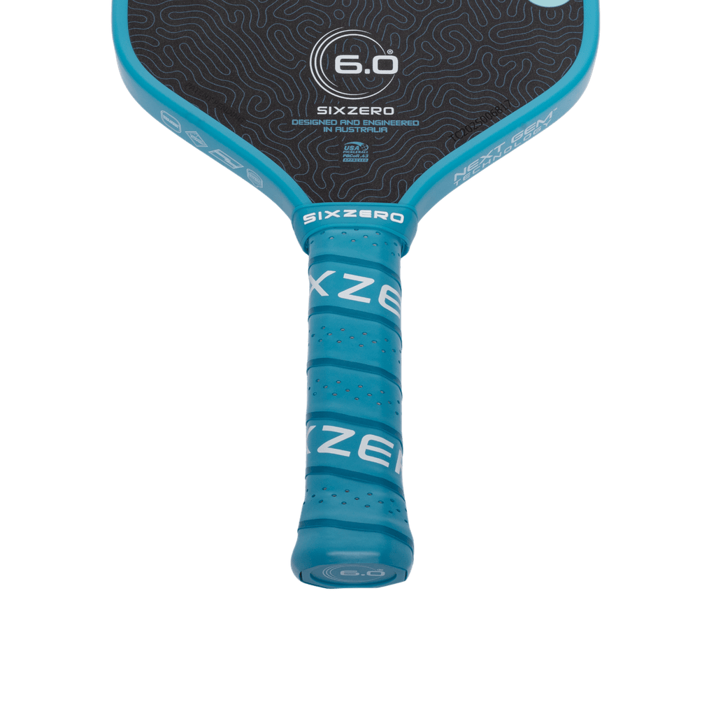 Six Zero Coral 16 Blue Pickleball Paddle