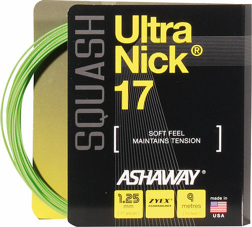 Ashaway UltraNick 17 Squash String New Zealand