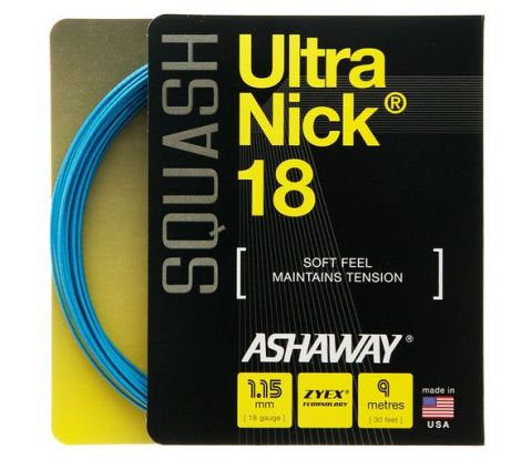 Ashaway UltraNick 18 Squash String NZ